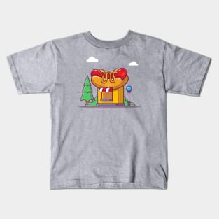 Hot Dog Shop Kids T-Shirt